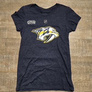 Nashville Predators, Ryan Ellis, Women's M, Reebok Jersey style Shirt